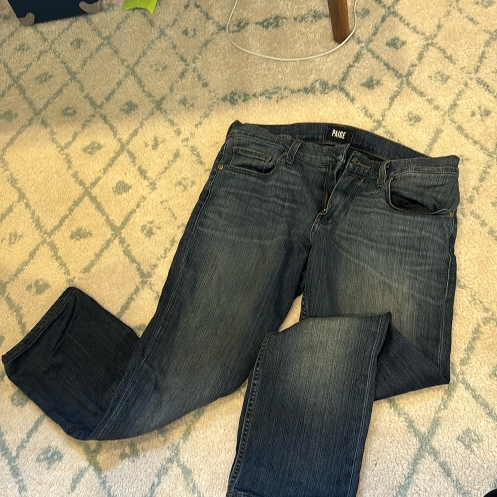 Men’s Paige jeans size 30 *hemmed for 5’5” height*
